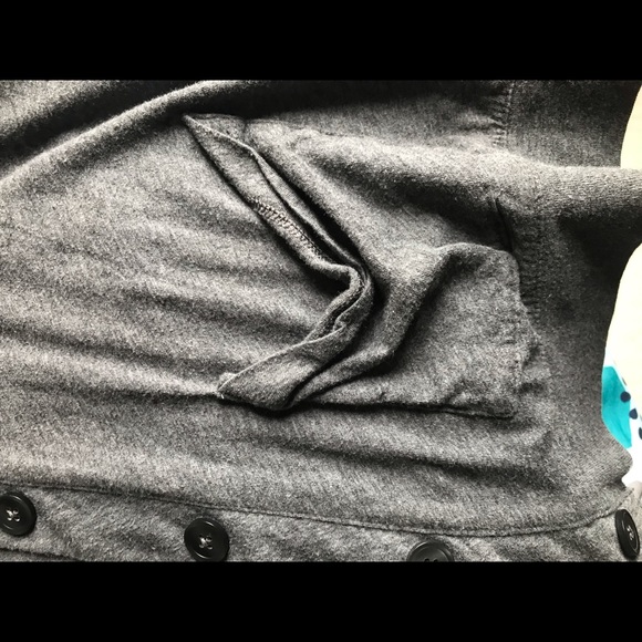 GRAY CARDIGAN (like new, barely worn) - Picture 3 of 3